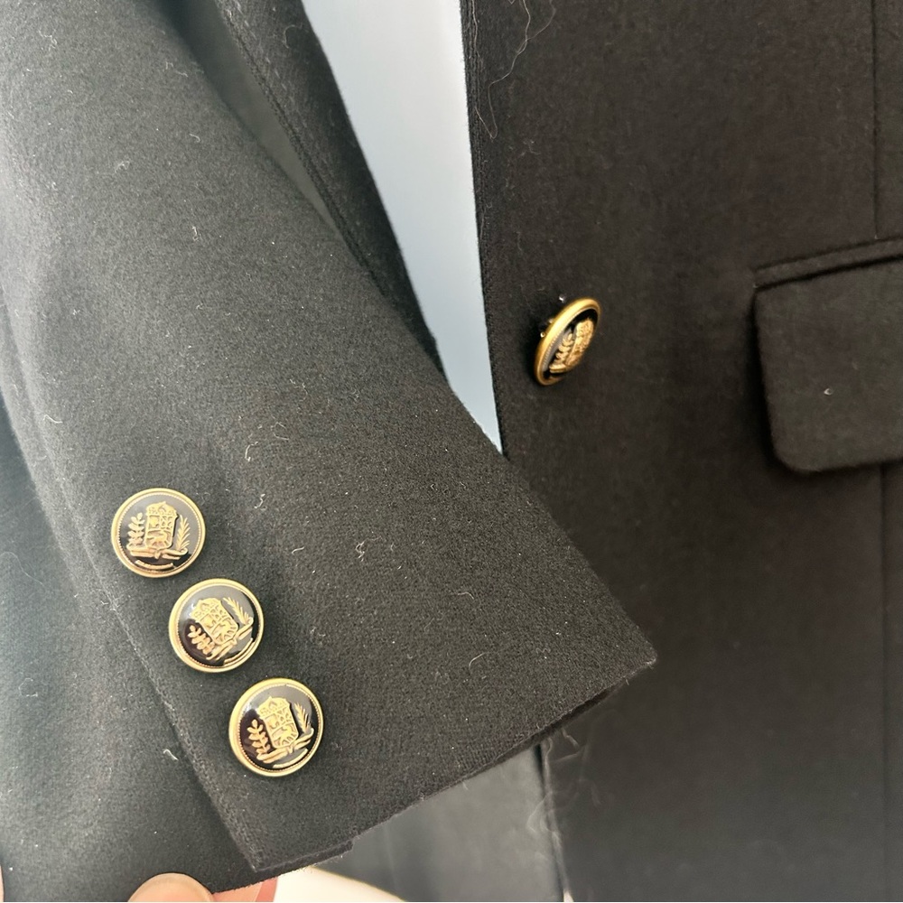 Pendleton Vintage Classic Black Two-Button Blazer… - image 6